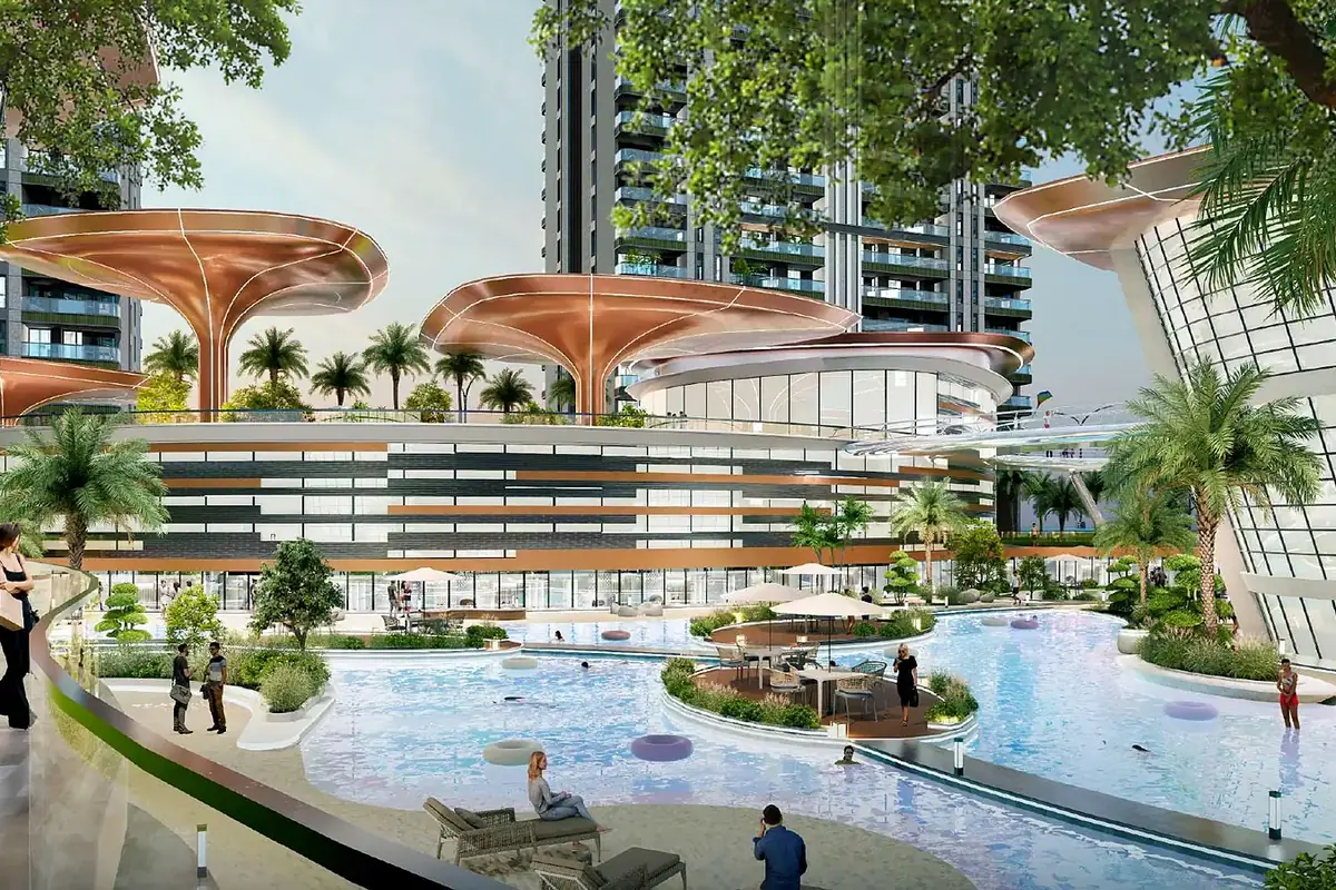 Pools of the Elysian Club (artist's impression)